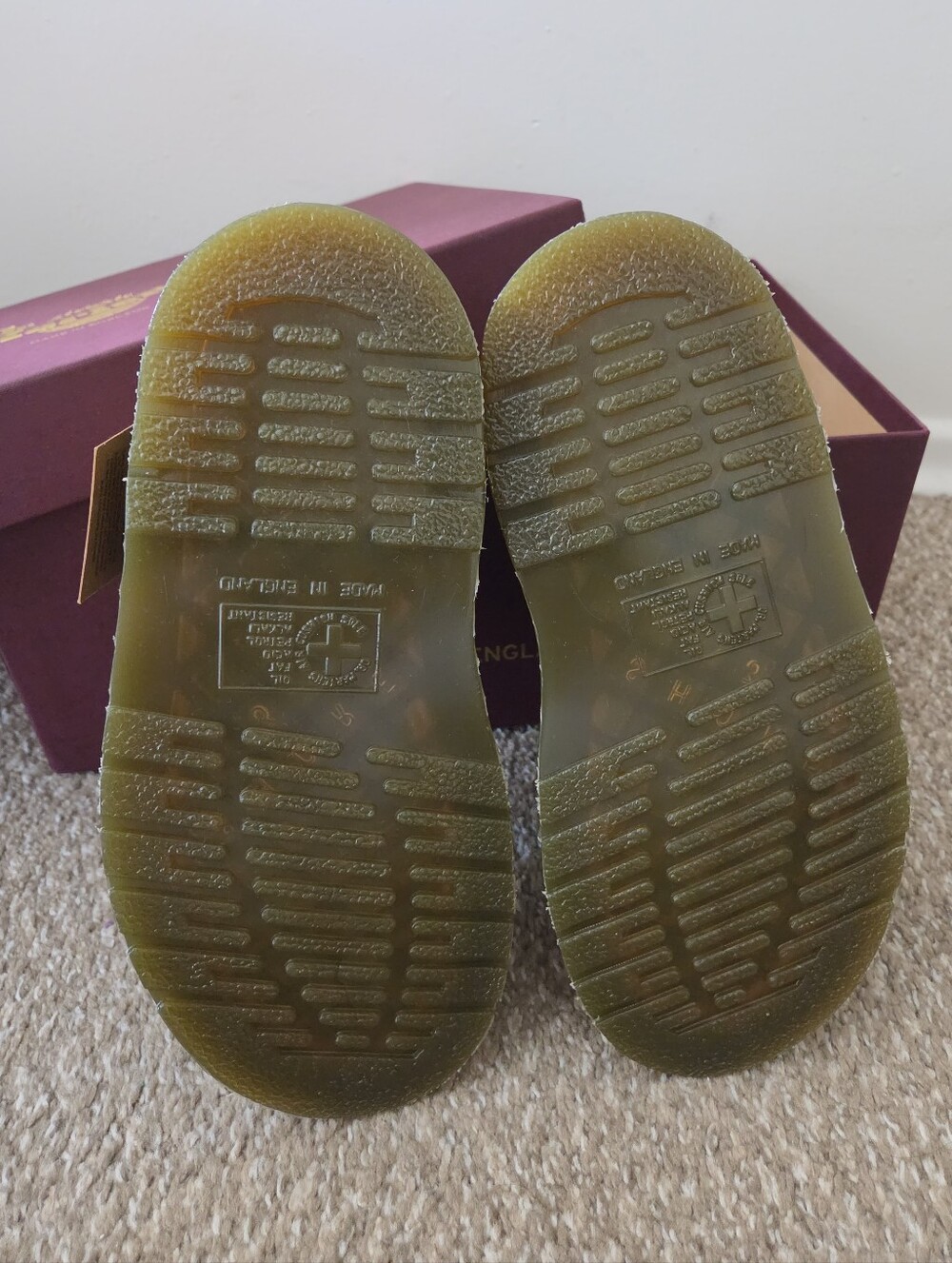 Dr. Martens Green Jorge Leather Mules Made In England - Picture 5 of 7